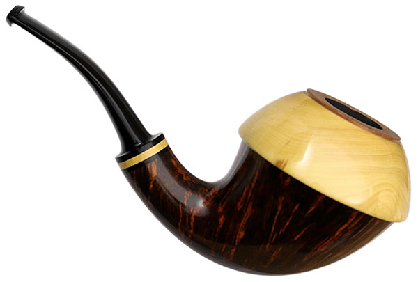 Ken Dederichs Smooth Calabash with Boxwood