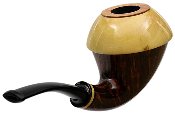 Ken Dederichs Smooth Calabash with Boxwood