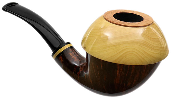 Ken Dederichs Smooth Calabash with Boxwood