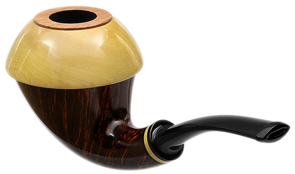 Ken Dederichs Smooth Calabash with Boxwood
