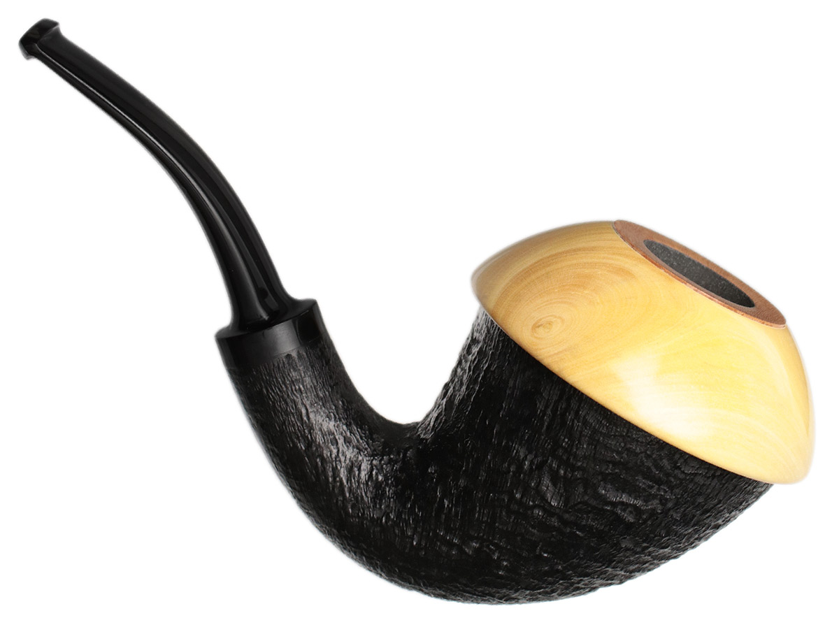 Ken Dederichs Sandblasted Calabash with Boxwood