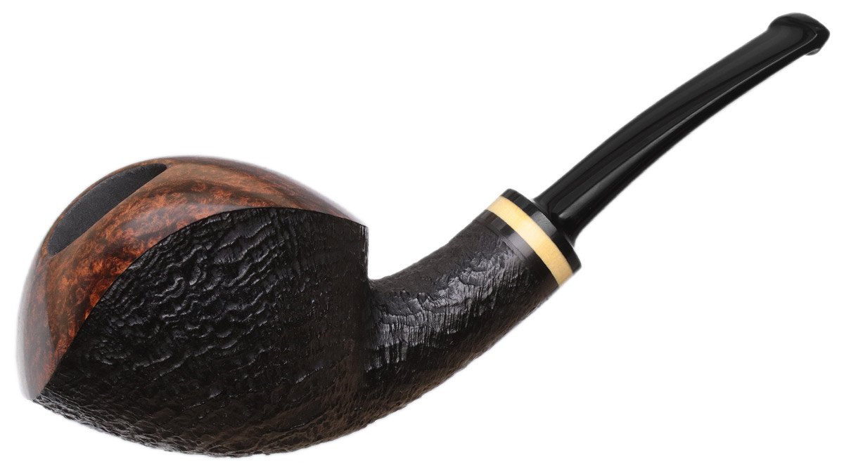 Ken Dederichs Partially Sandblasted Bent Dublin with Boxwood