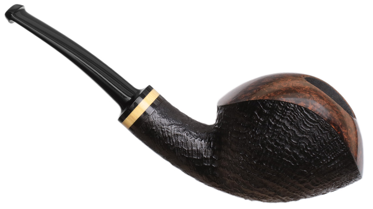 Ken Dederichs Partially Sandblasted Bent Dublin with Boxwood