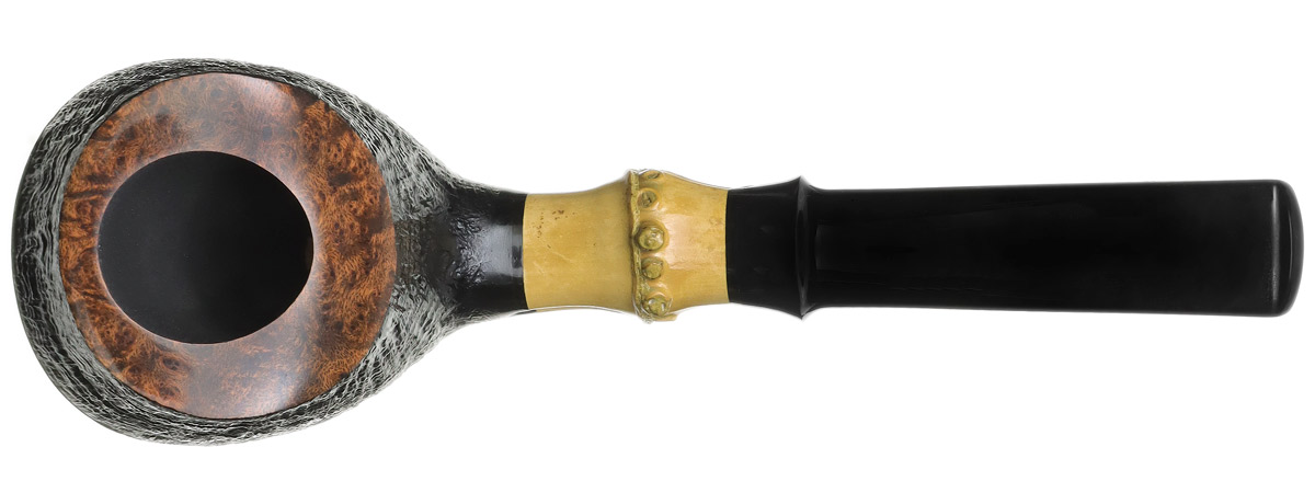 Ken Dederichs Partially Sandblasted Volcano with Bamboo