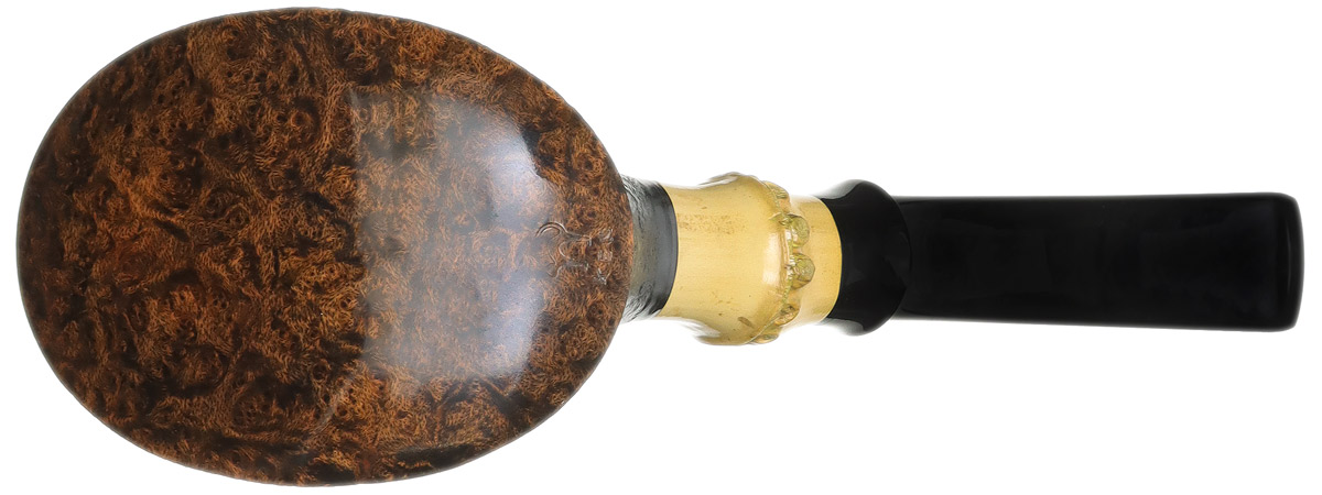 Ken Dederichs Partially Sandblasted Volcano with Bamboo