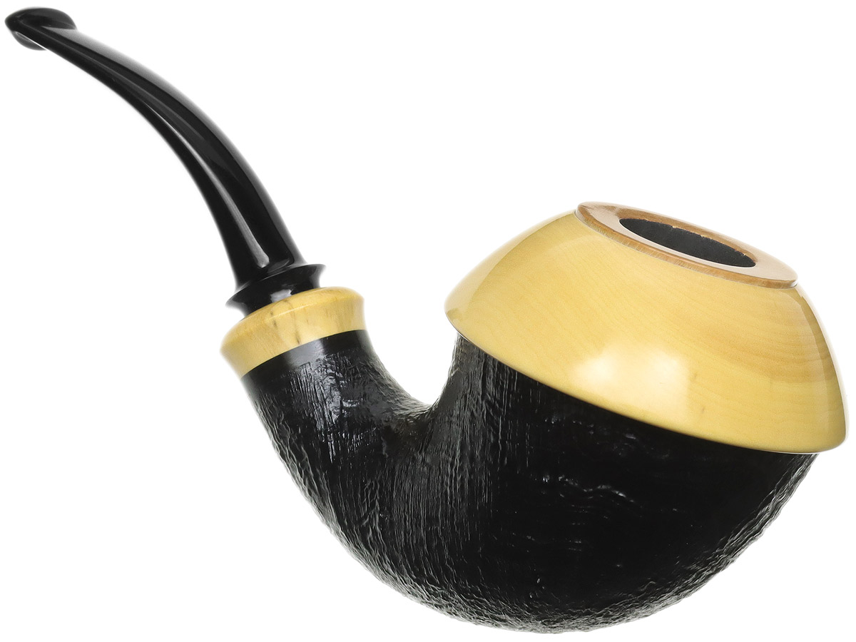 Ken Dederichs Sandblasted Calabash with Boxwood