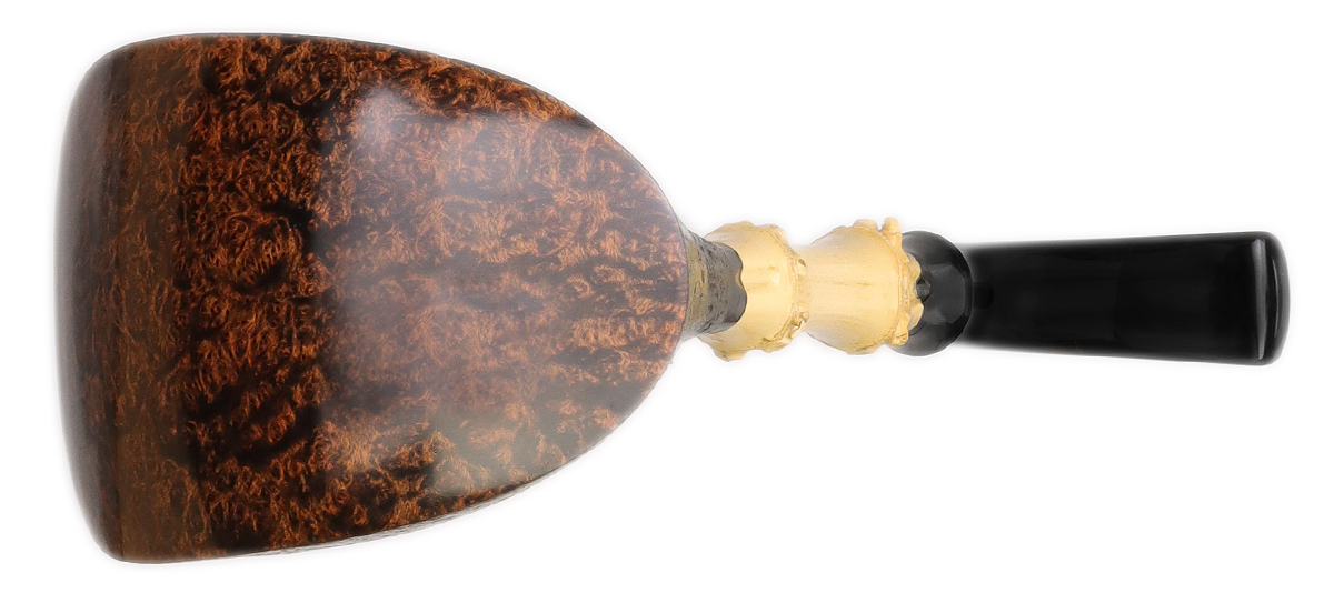 Ken Dederichs Partially Sandblasted Shield with Bamboo