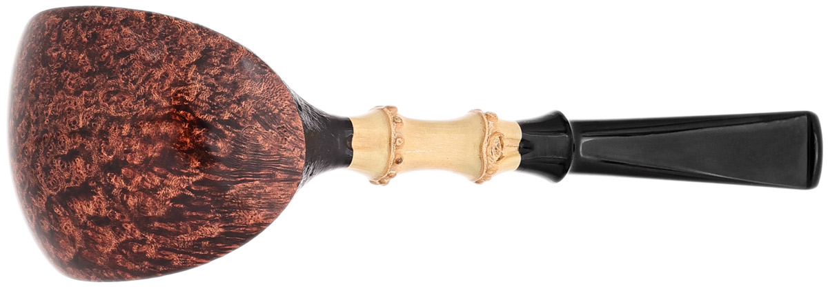 Ken Dederichs Partially Sandblasted Shield with Bamboo