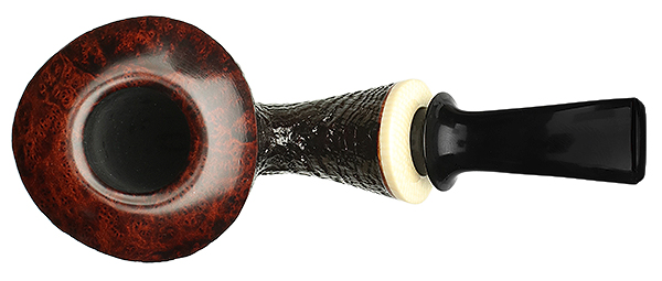 Grechukhin Design Partially Sandblasted Bent Dublin Sitter with Ivorite