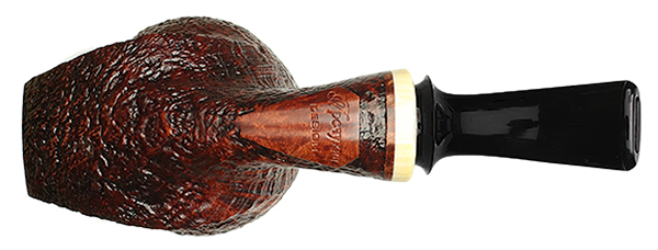 Grechukhin Design Sandblasted Standing Bent Apple with Ivorite