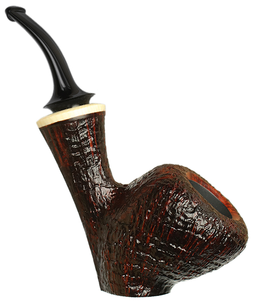 Grechukhin Design Sandblasted Standing Acorn with Ivorite