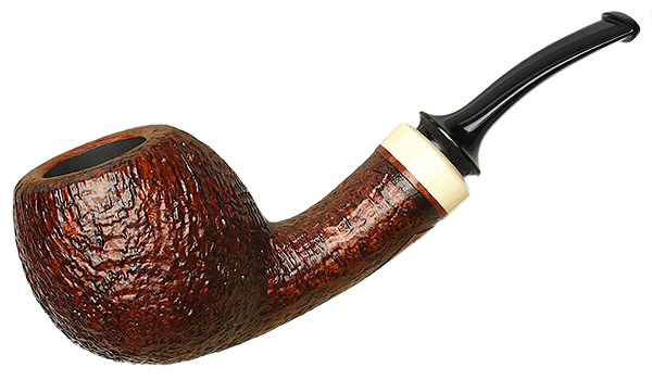 Grechukhin Design Sandblasted Bent Apple with Ivorite