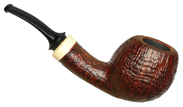 Grechukhin Design Sandblasted Bent Apple with Ivorite
