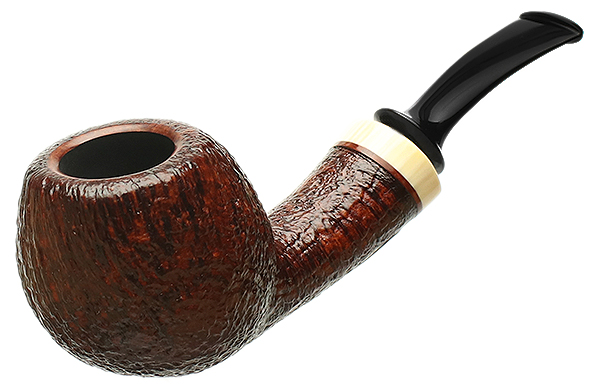 Grechukhin Design Sandblasted Bent Apple with Ivorite