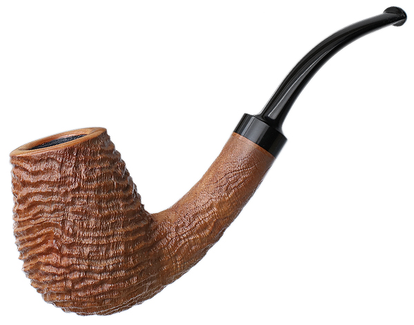 Wojtek Pastuch Sandblasted Natural Bent Billiard (0826)