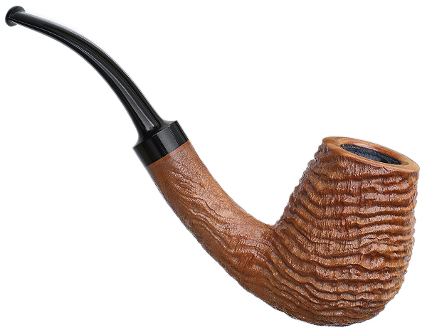Wojtek Pastuch Sandblasted Natural Bent Billiard (0826)