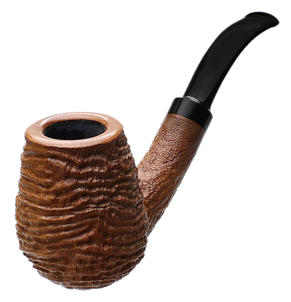 Wojtek Pastuch Sandblasted Natural Bent Billiard (0826)