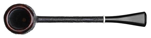 Wojtek Pastuch Sandblasted Pencil Shank Billiard with Warthog Tusk (0831)