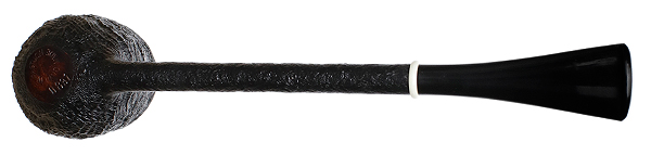 Wojtek Pastuch Sandblasted Pencil Shank Billiard with Warthog Tusk (0831)
