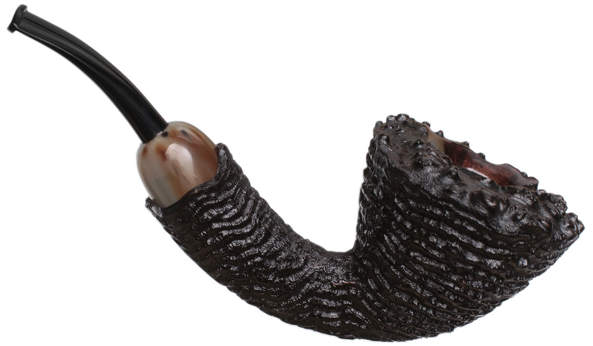 Wojtek Pastuch Sandblasted Bent Dublin with Horn (1052)