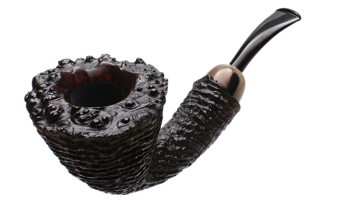Wojtek Pastuch Sandblasted Bent Dublin with Horn (1052)