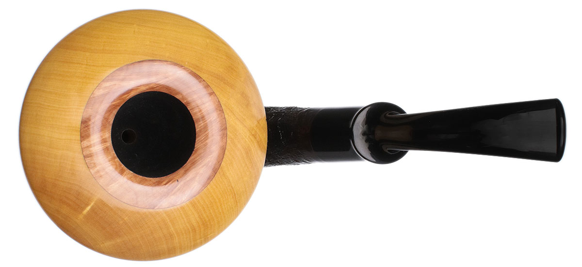 Wojtek Pastuch Sandblasted Calabash with Boxwood (1051)
