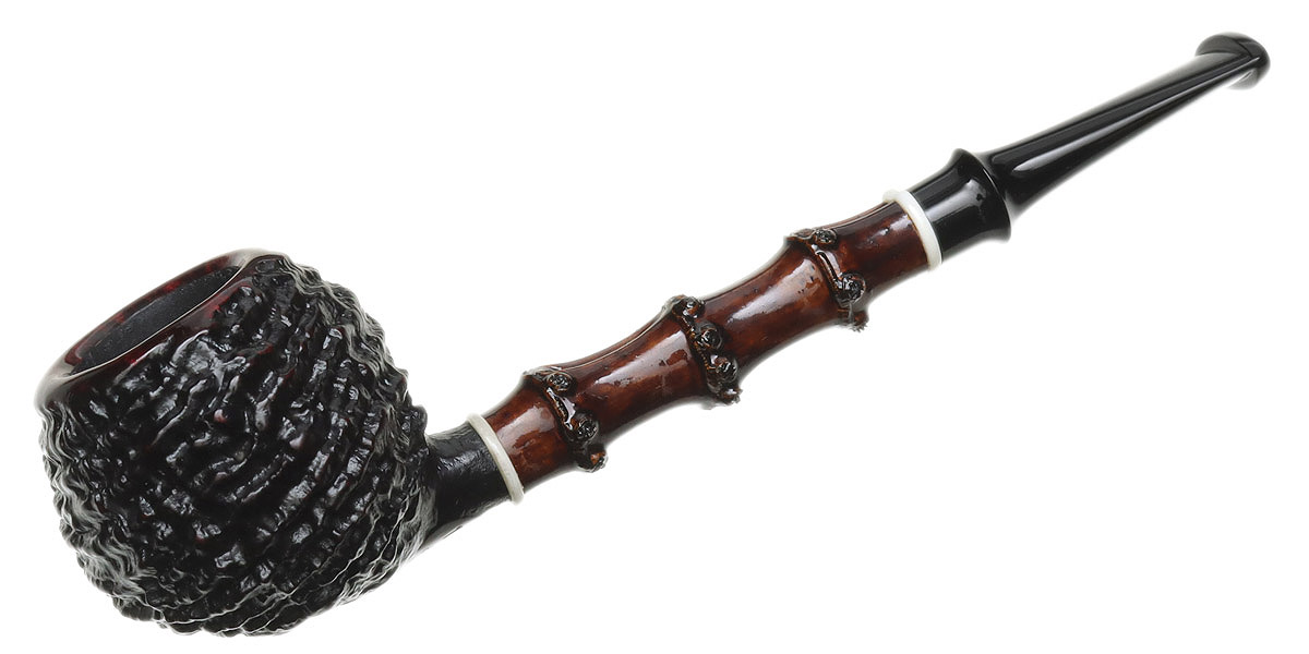 Wojtek Pastuch Sandblasted Apple with Bamboo and Urushi (1316)