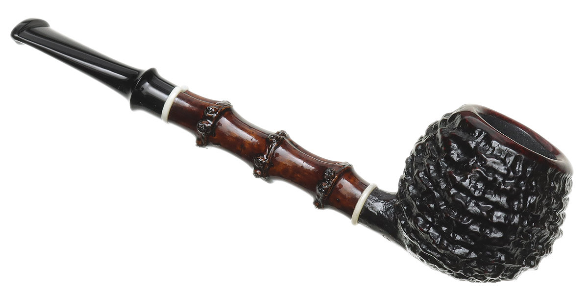Wojtek Pastuch Sandblasted Apple with Bamboo and Urushi (1316)