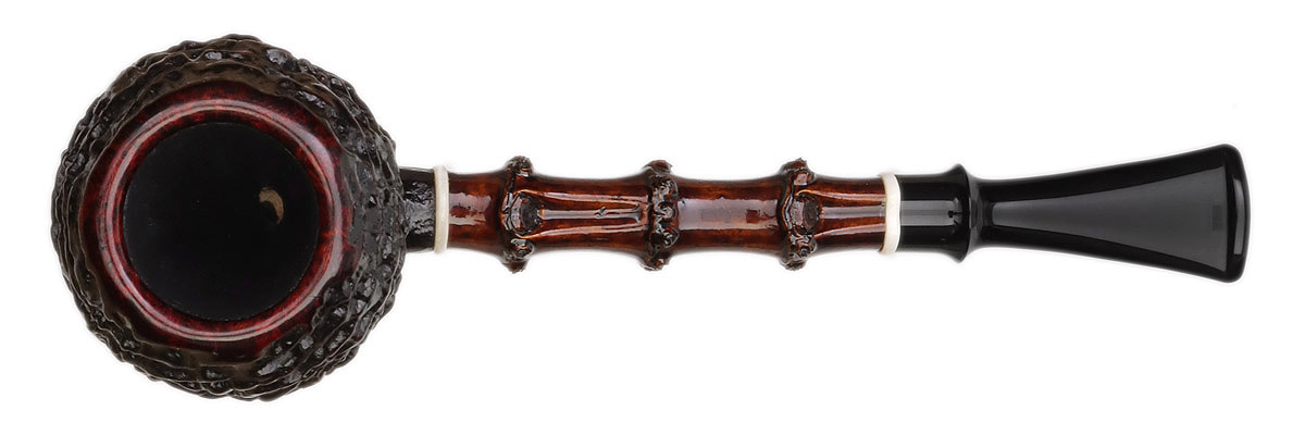 Wojtek Pastuch Sandblasted Apple with Bamboo and Urushi (1316)