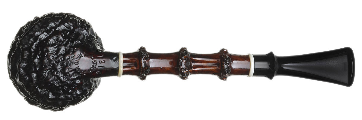 Wojtek Pastuch Sandblasted Apple with Bamboo and Urushi (1316)