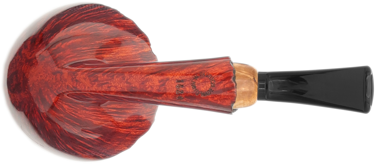 Smooth Bent Dublin with Karelian Birch Tobacco Pipe