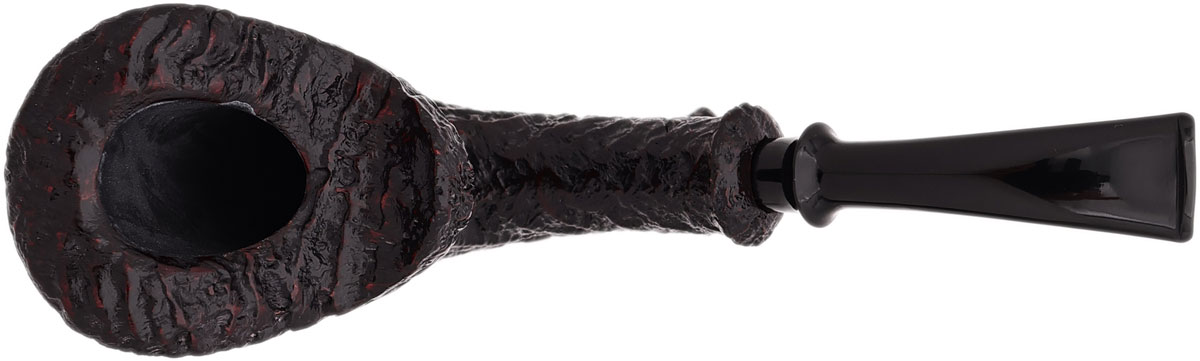 Wojtek Pastuch Sandblasted Horn with Malachite Cabochon (1523)