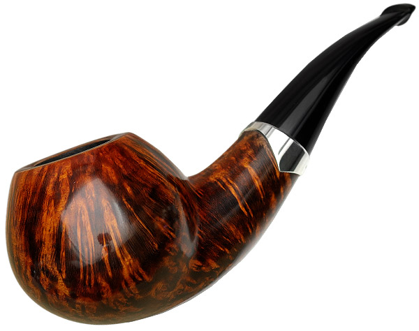 S. Bang Smooth Bent Apple with Silver (PH) (1836)