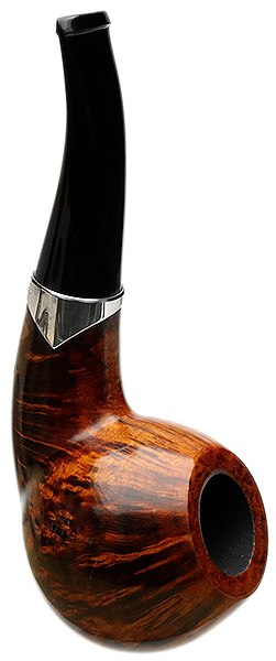 S. Bang Smooth Bent Apple with Silver (PH) (1836)