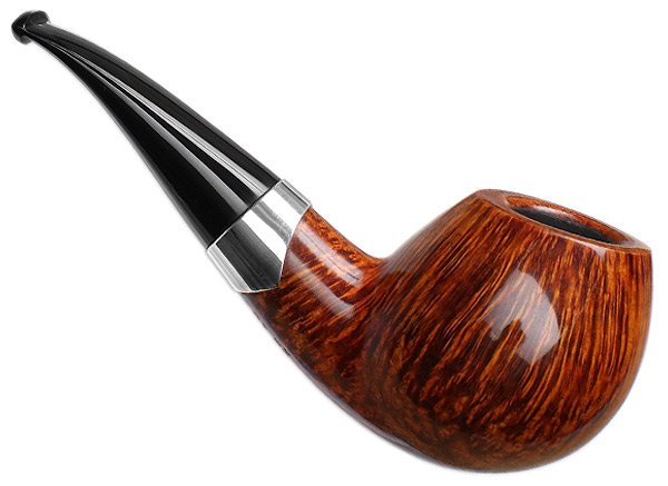 S. Bang Smooth Bent Brandy with Silver (UN) (1879)