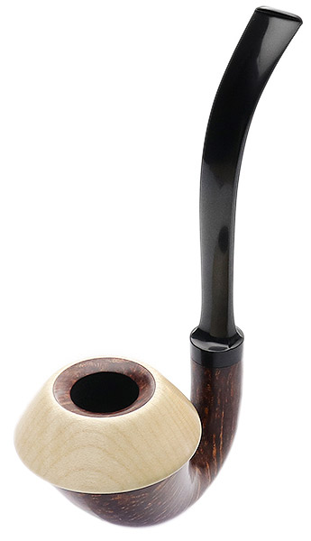 Sabina Santos Smooth Full Bent Calabash with Maple (G)
