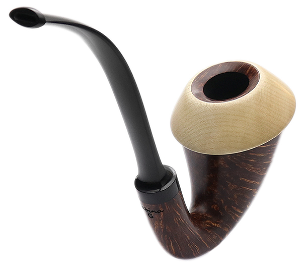 Sabina Santos Smooth Full Bent Calabash with Maple (G)