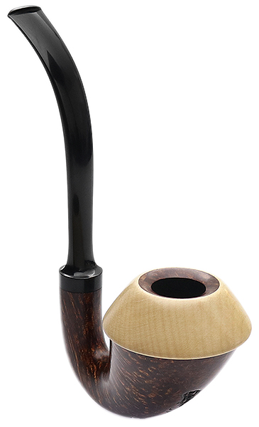 Sabina Santos Smooth Full Bent Calabash with Maple (G)