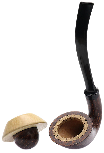 Sabina Santos Smooth Full Bent Calabash with Maple (G)