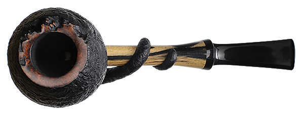 Sabina Santos Sandblasted Tadpole with Black and White Ebony