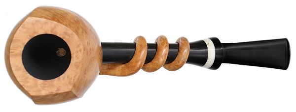 Sabina Santos Smooth Natural Tadpole with Ebony and Antique Whale Tooth (G)