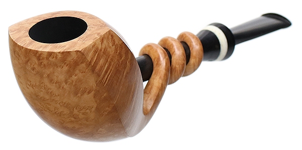 Sabina Santos Smooth Natural Tadpole with Ebony and Antique Whale Tooth (G)