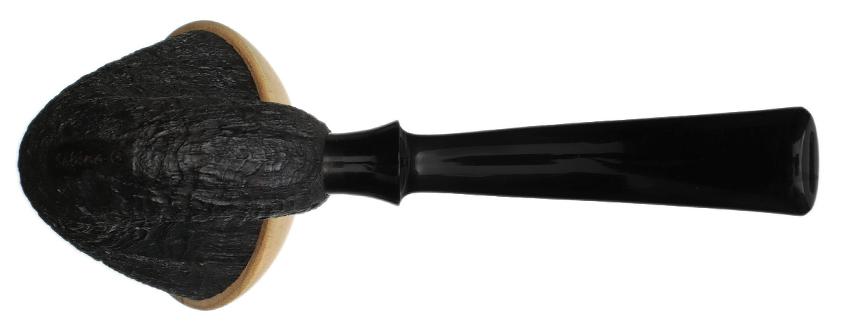 Sabina Santos Sandblasted Nautilus Calabash with Spalted Tamarind (G)