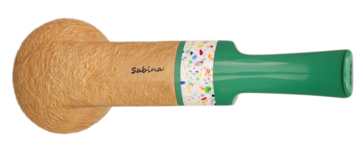 Sabina Santos Sandblasted Natural Bent Apple with Durat