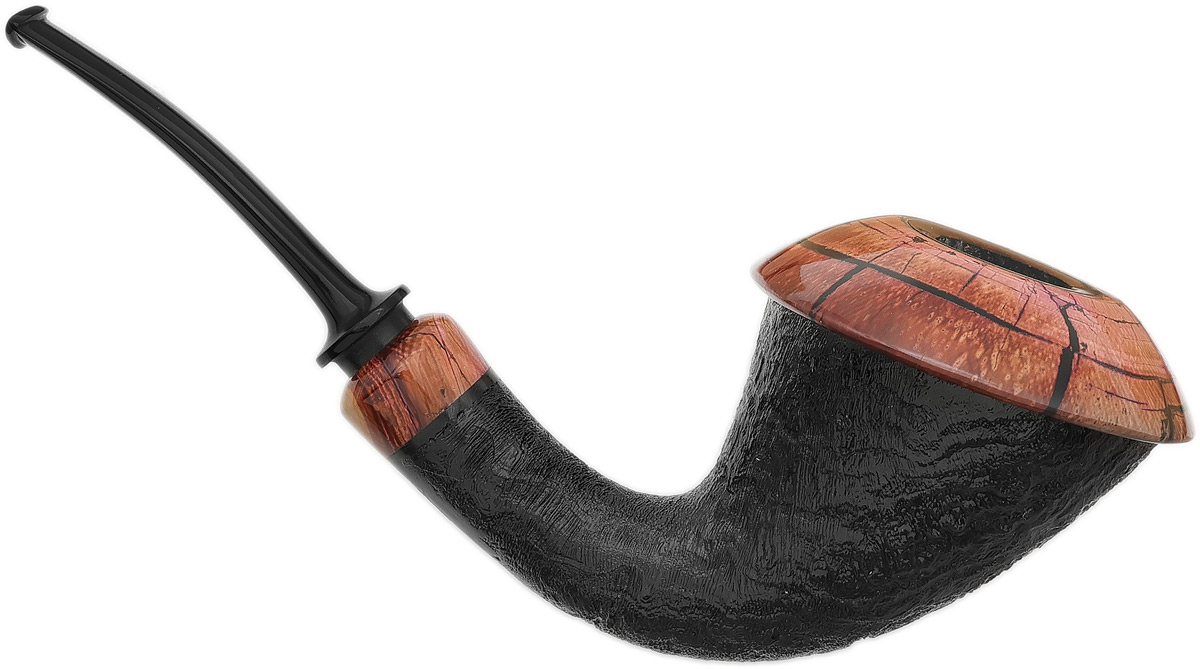 Sabina Santos Sandblasted Calabash with Mammoth (G)