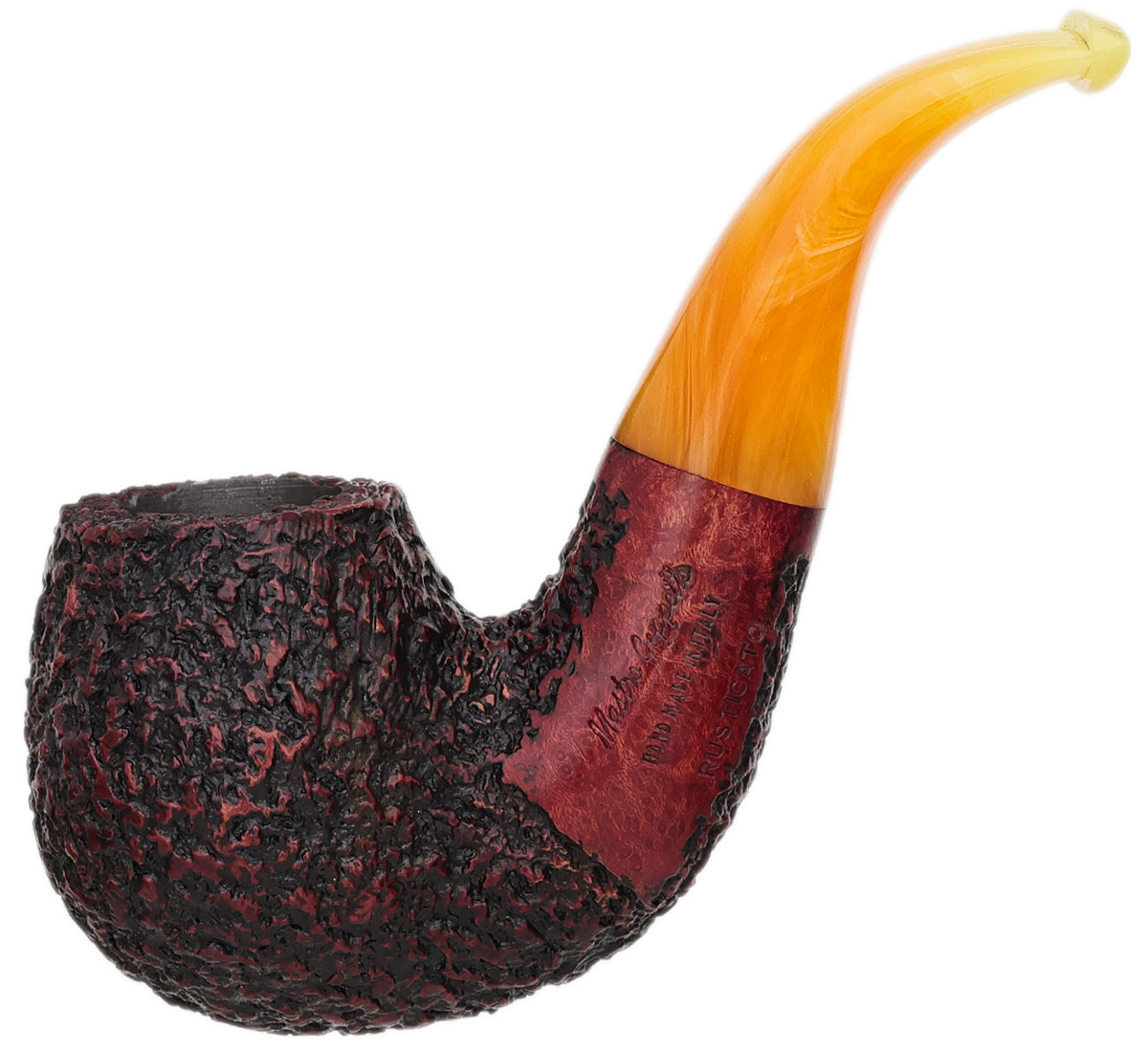 Mastro Geppetto Rusticato Bent Billiard