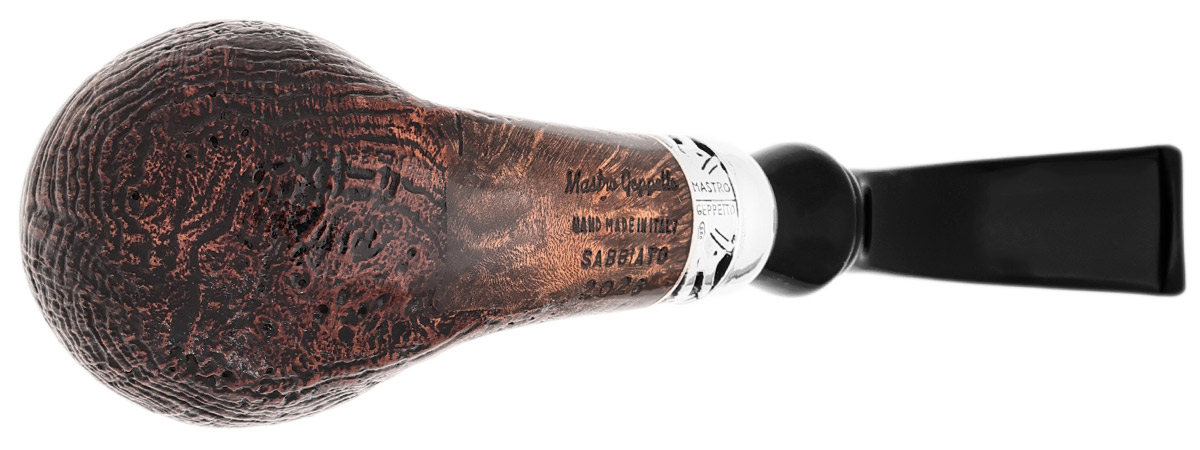Mastro Geppetto Pipe of the Year 2026 Sabbiato with Silver