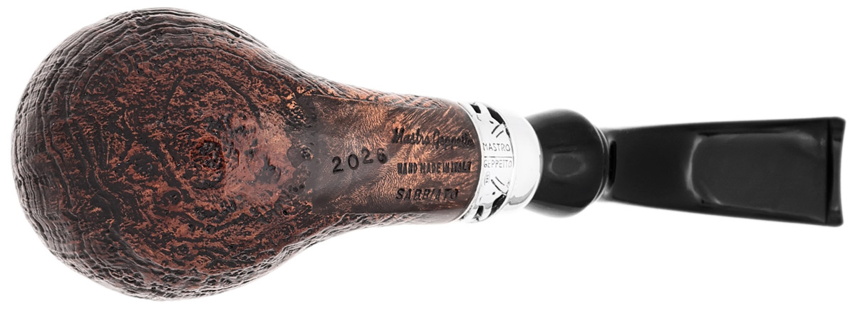 Mastro Geppetto Pipe of the Year 2026 Sabbiato with Silver