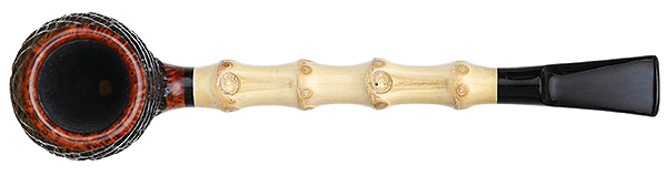 Mike Sebastian Bay Rusticated Bent Billiard with Bamboo