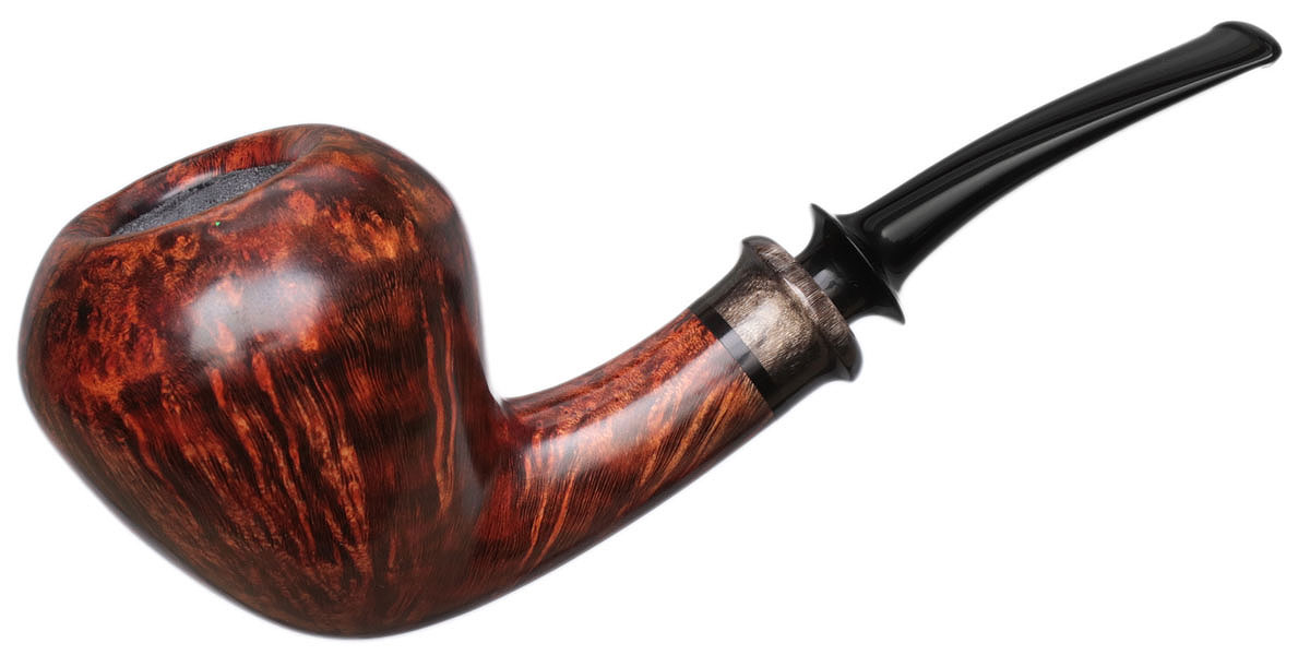Mike Sebastian Bay Smooth Acorn with Buffalo Horn
